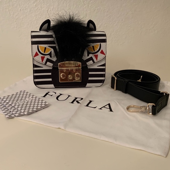 NWOT Furla 'Metropolis' Jungle Cross Body Bag - Picture 6 of 6
